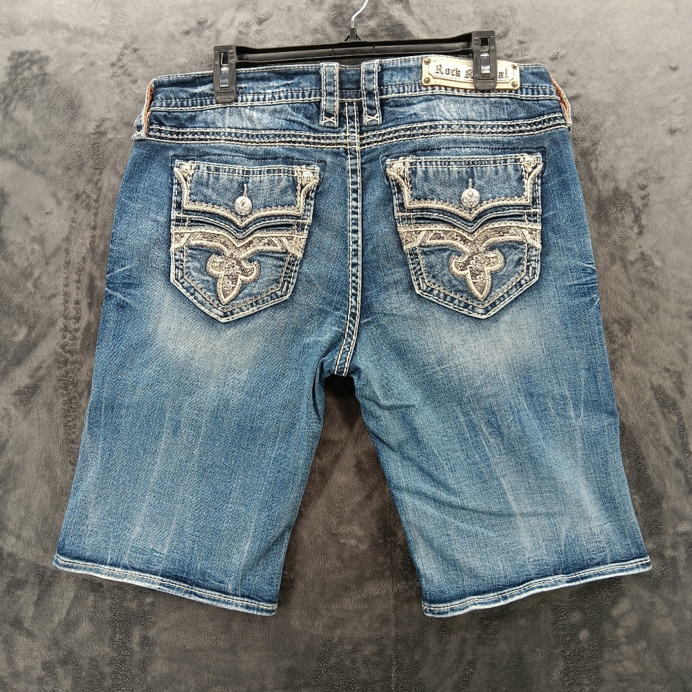 Rock Revival Blue Denim Shorts